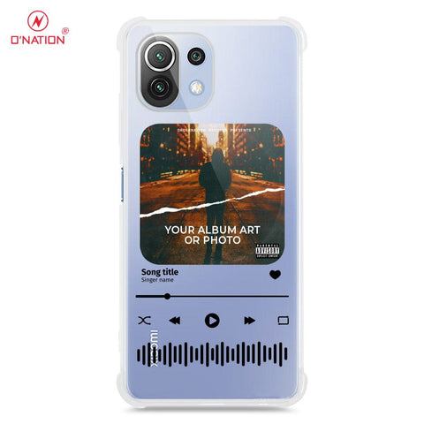 Xiaomi Mi 11 Lite Cover - Personalised Album Art Series - 4 Designs - Clear Phone Case - Soft Silicon Borders