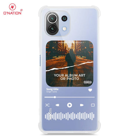 Xiaomi Mi 11 Lite Cover - Personalised Album Art Series - 4 Designs - Clear Phone Case - Soft Silicon Borders