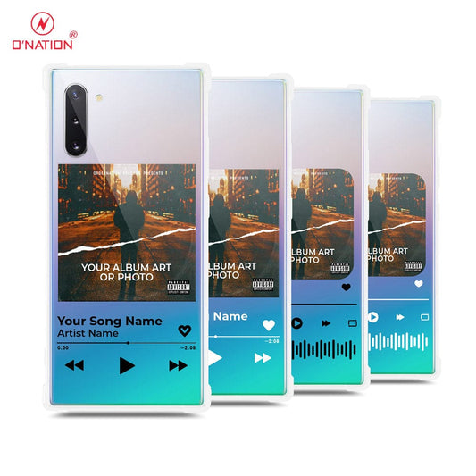 Samsung Galaxy Note 10 Cover - Personalised Album Art Series - 4 Designs - Clear Phone Case - Soft Silicon Borders