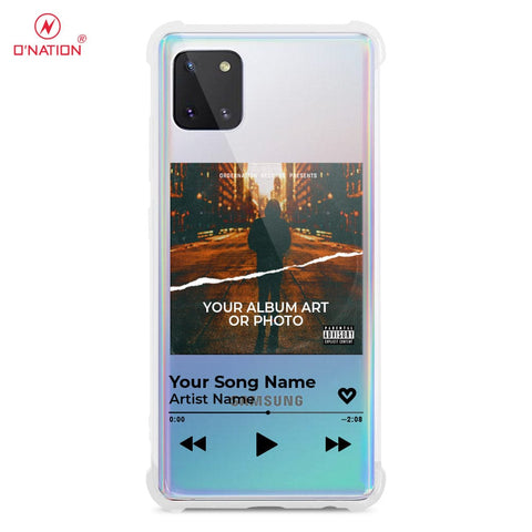 Samsung Galaxy Note 10 Lite Cover - Personalised Album Art Series - 4 Designs - Clear Phone Case - Soft Silicon Borders