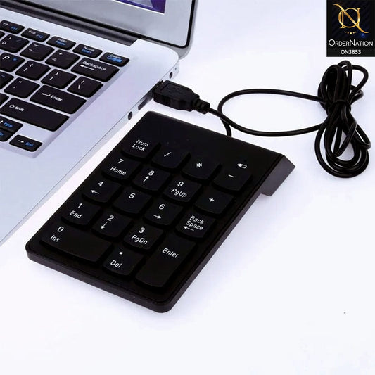 Mini Numeric Keypad – Black