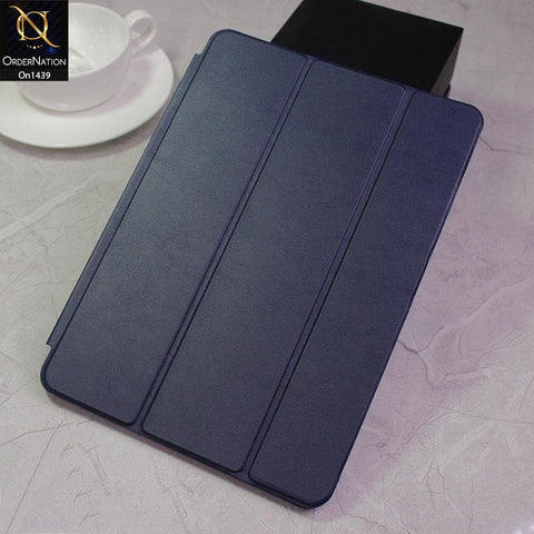 iPad Air 2 Cover - Blue - PU Leather Smart Book Foldable Case