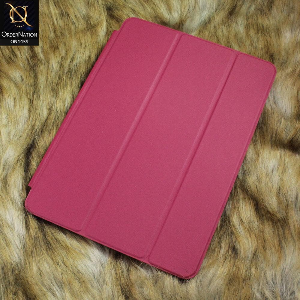 iPad 10.2 / iPad 8 (2020) Cover - Pink - PU Leather Smart Book Foldable Case