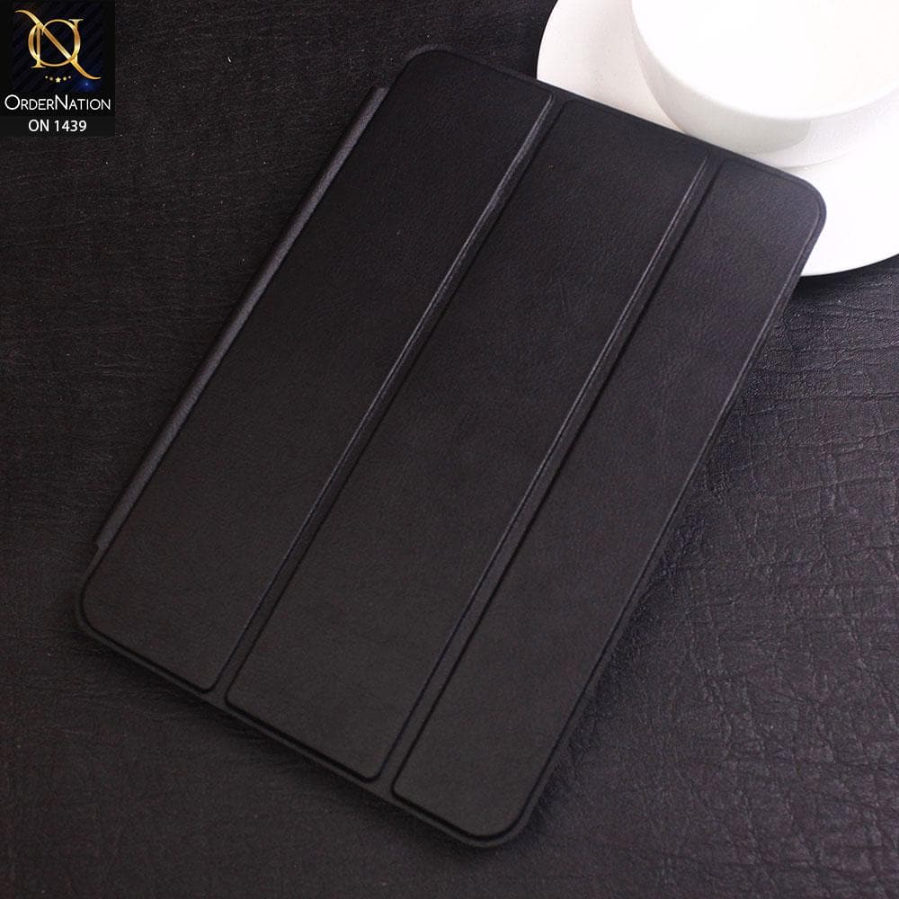 iPad Mini 3 / 2 / 1 Cover - Black - PU Leather Smart Book Foldable Case