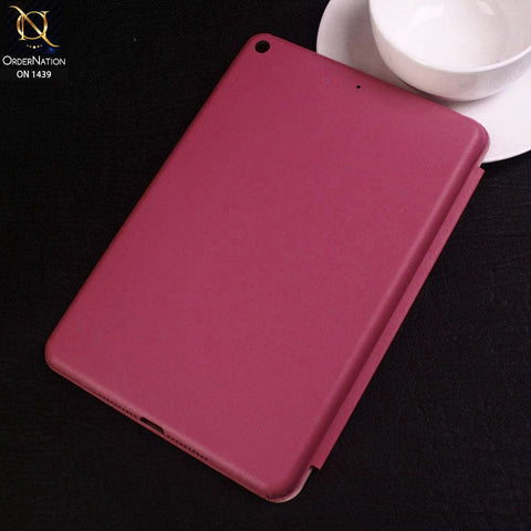 iPad Mini 5 / iPad Mini (2019) Cover - Magenta - PU Leather Smart Book Foldable Case