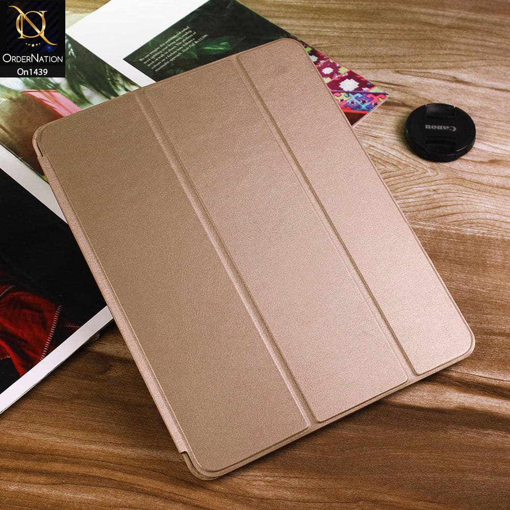 iPad Pro 12.9 (2020) - Dark Gold - PU Leather Smart Book Foldable Case