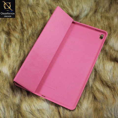 iPad 9.7 (2018) / 6th Generation - Dark Pink - PU Leather Smart Book Foldable Case