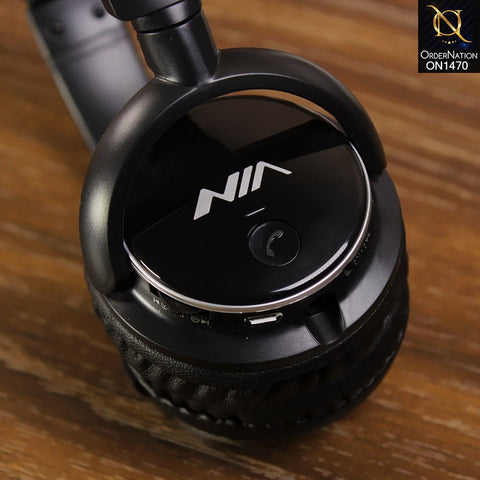 Nia Q1 Wireless Bluetooth Headphone - Black