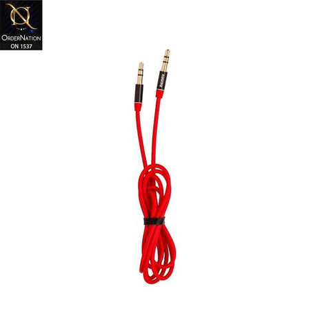 Remax RL-L100 3.5mm Aux Audio Cable - Red