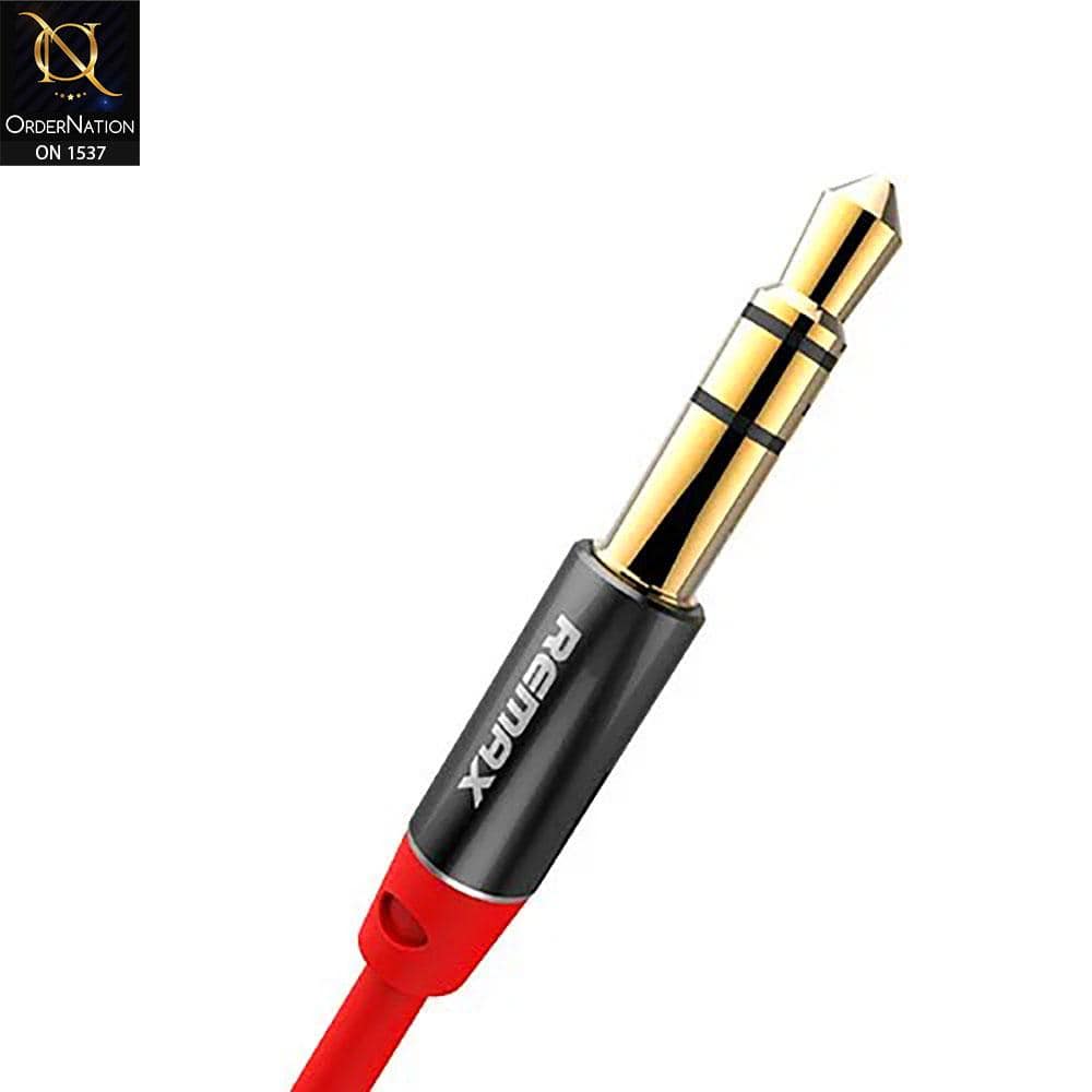 Remax RL-L100 3.5mm Aux Audio Cable - Red