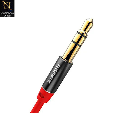 Remax RL-L100 3.5mm Aux Audio Cable - Red