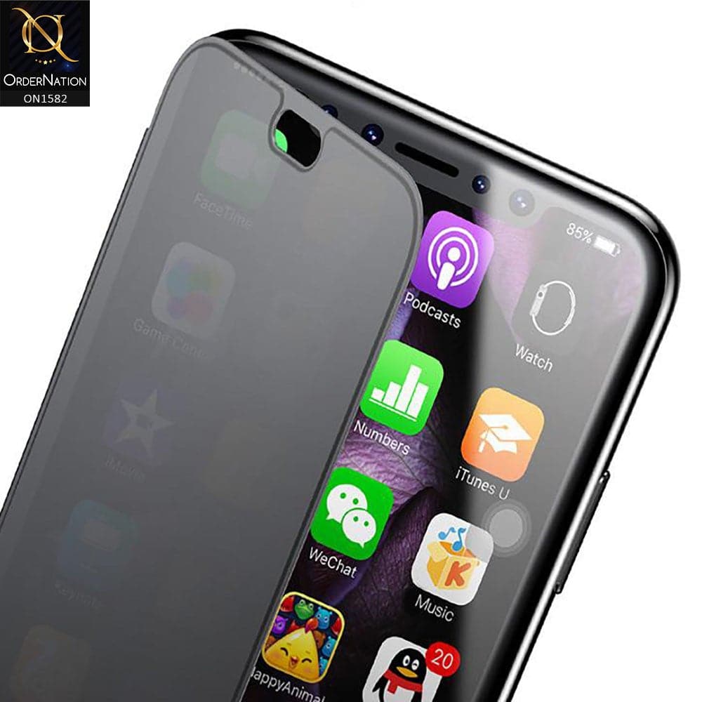 Baseus Touchable Tempered Glass Flip TPU Back Shell Case For