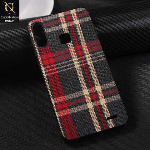Infinix Hot 7 Cover - Soft Check Febric Phenomenal Style Case