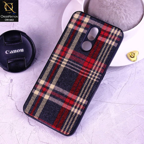 Nokia 3.2 Cover - Soft Check Febric Phenomenal Style Case