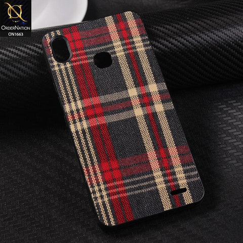 Infinix Smart 2 HD / X609 Cover - Soft Check Febric Phenomenal Style Case