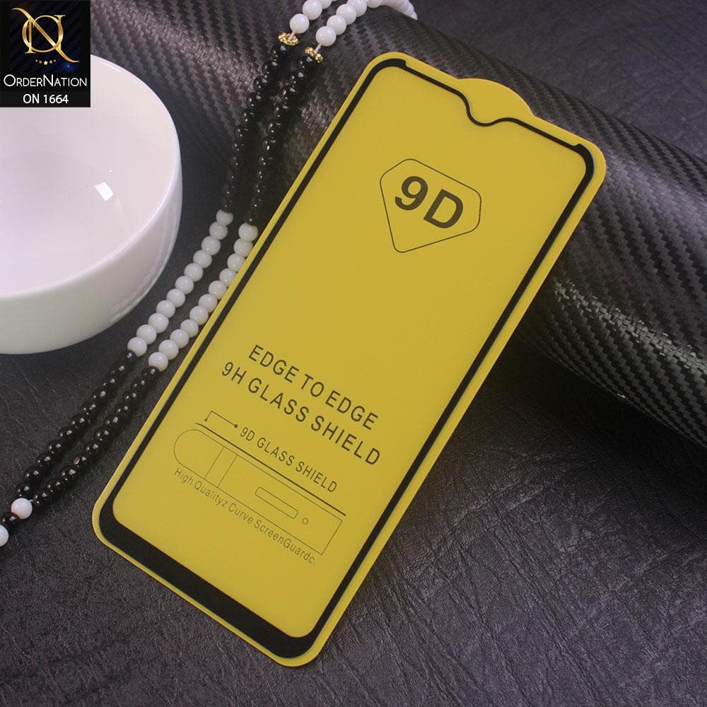 Oppo A12 Cover - Black - Xtreme Quality 9D Tempered Glass With 9H Hardness