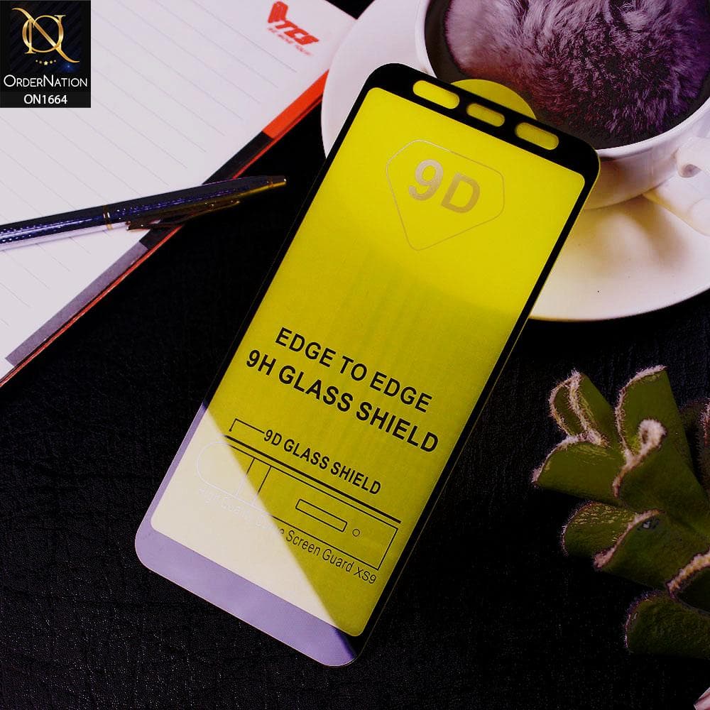 A9 Star Lite Protector - Black - Xtreme Quality 9D Tempered Glass With 9H Hardness
