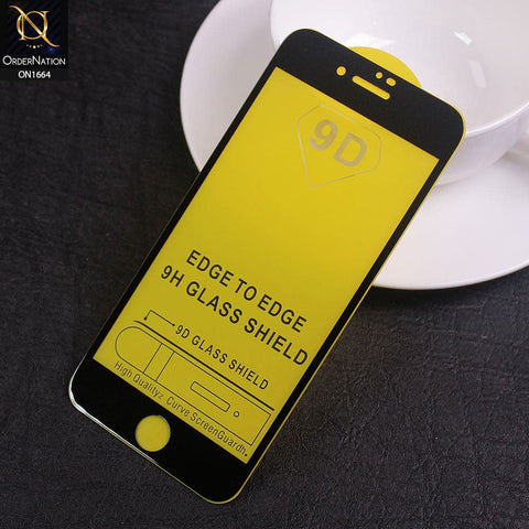 iPhone 8 / 7 - Black - Xtreme Quality 9D Tempered Glass With 9H Hardness