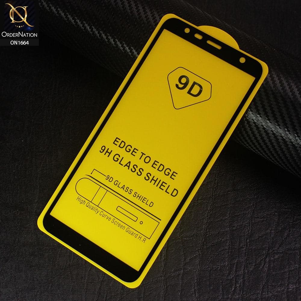 Xtreme Quality 9D Tempered Glass With 9H Hardness For Samsung Galaxy J4 Plus - Black