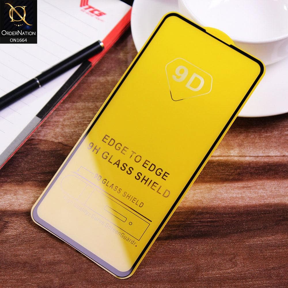 Realme 8 Pro Protector - Black - Xtreme Quality 9D Tempered Glass With 9H Hardness