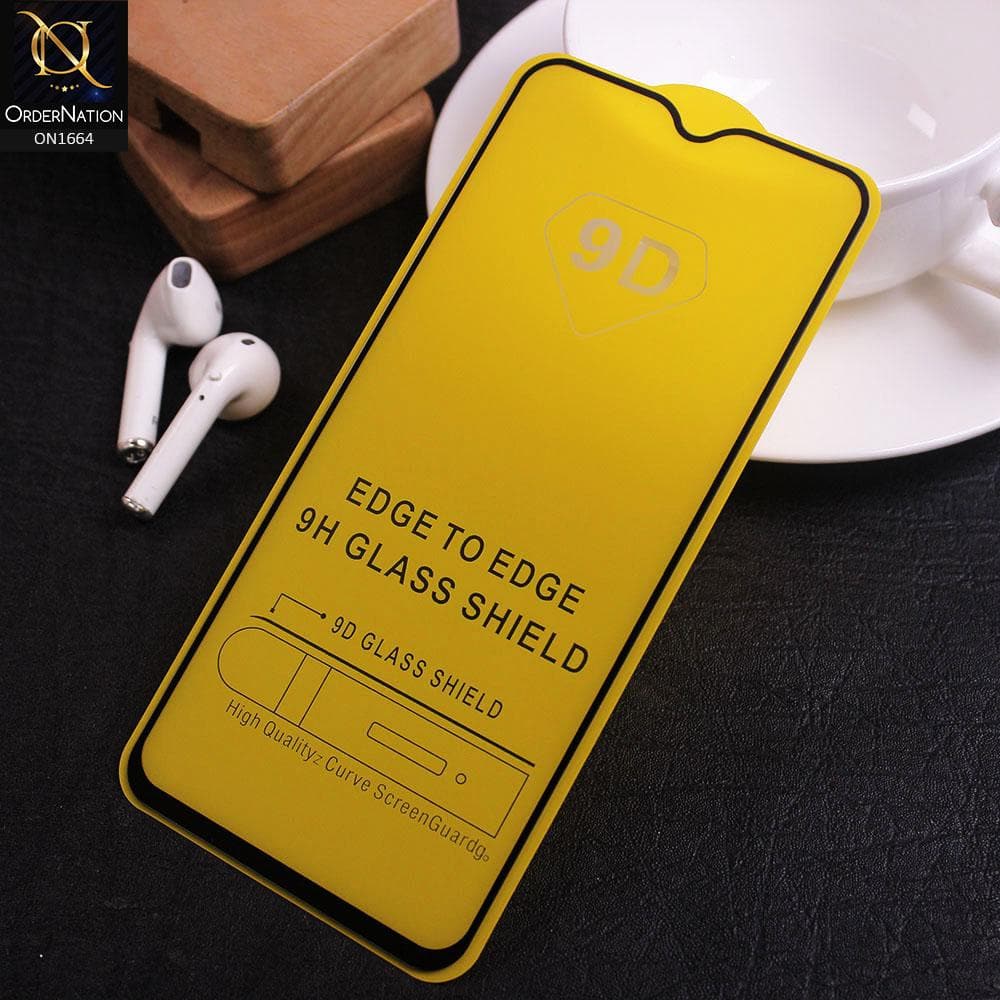 Realme XT Cover - Black - Xtreme Quality 9D Tempered Glass With 9H Hardness