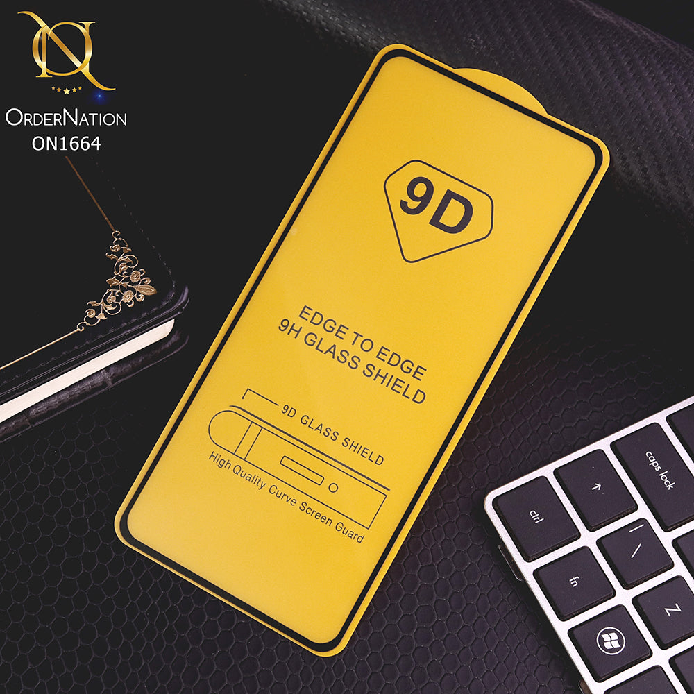 Xiaomi Redmi Note 10S Screen Protector - Black - Xtreme Quality 9D Tempered Glass Screen Protector