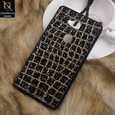 Sparkle Glitter Bling Bling Fashion Pattern Soft Case For Huawei Honor 5X - Black
