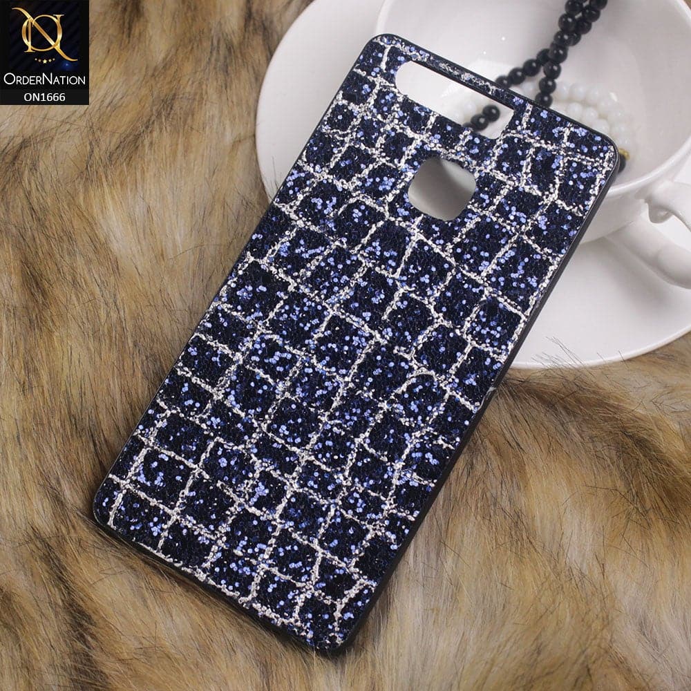 Huawei P9 Cover - Blue - Sparkle Glitter Bling Bling Fashion Pattern Soft Case