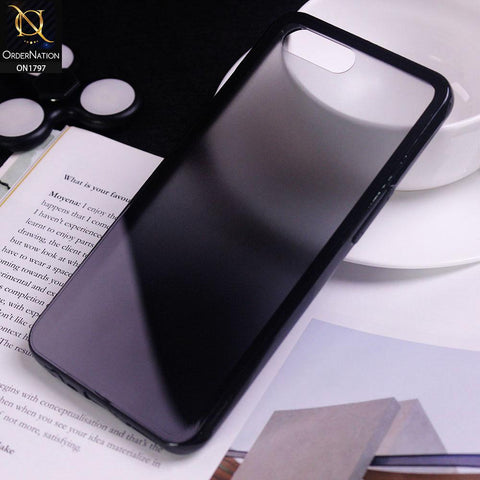 Oppo A3S Cover - Black - Candy Rainbow Gradient Acrylic Soft Edge Case