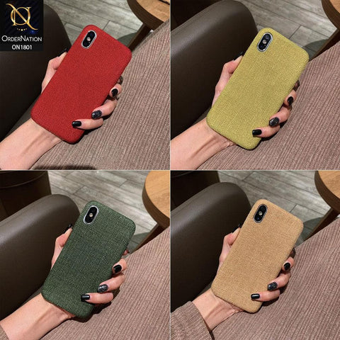 Luxury Jeans Febric Style Soft Back Shell Case For iPhone 6s Plus / 6 Plus - Brown