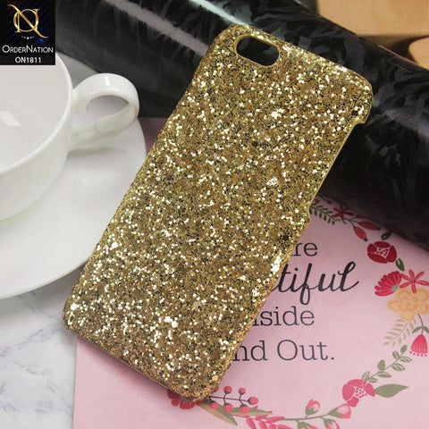 Luxury Glitter Sequin Back Shell Case For iPhone 6S / 6 - Golden