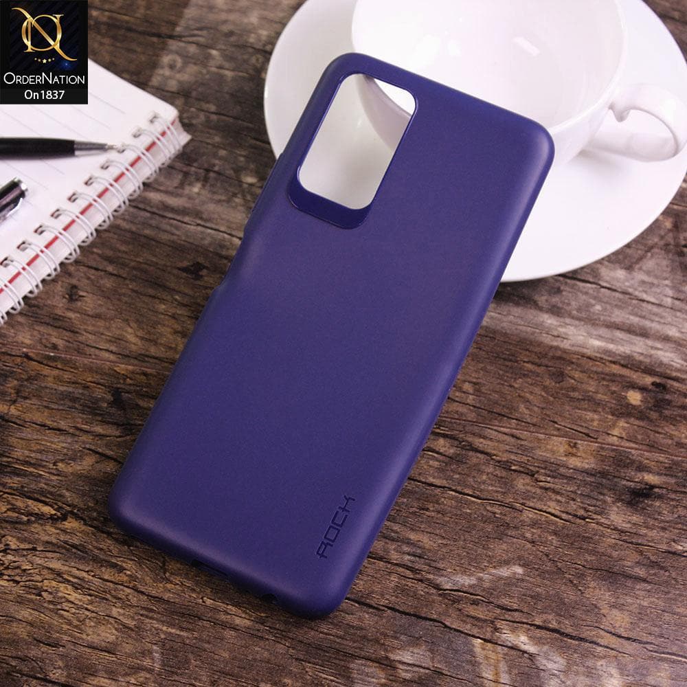 Infinix Note 8i - Blue - Soft Rock Syle Case