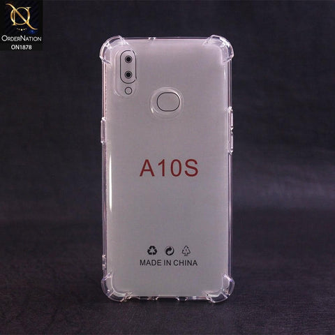 Soft 4D Design Shockproof Silicone Transparent Clear Case For Samsung Galaxy A10s