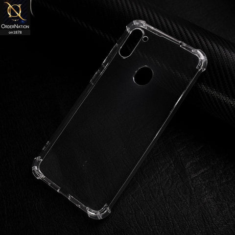 Samsung Galaxy A11 - Soft 4D Design Shockproof Silicone Transparent Clear Case