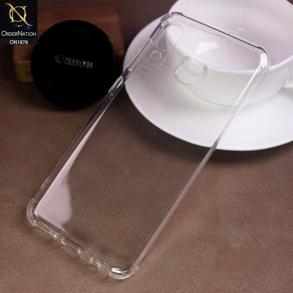 Soft 6D Turn Sound Design Shockproof Silicone Transparent Clear Case For Samsung Galaxy A20