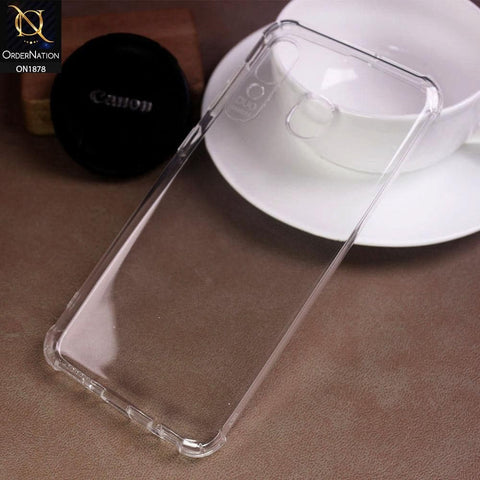 Soft 6D Turn Sound Design Shockproof Silicone Transparent Clear Case For Samsung Galaxy A20