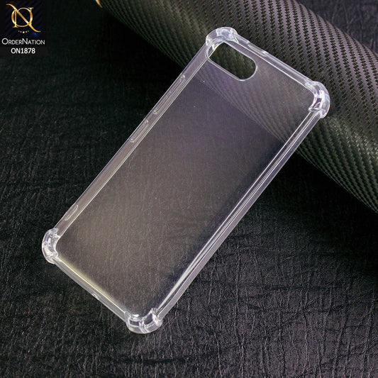 itel A25 Cover - Soft 4D Design Shockproof Silicone Transparent Clear Case
