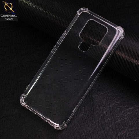 Tecno Camon 16 Pro Cover - Soft 4D Design Shockproof Silicone Transparent Clear Case