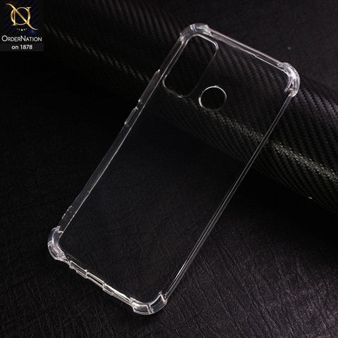 Infinix Hot 9 Soft 4D Design Shockproof Silicone Transparent Clear Case