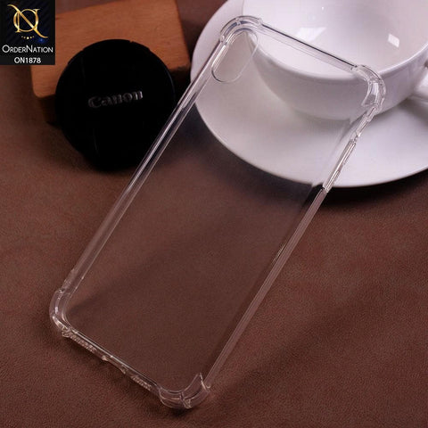 Soft 4D Design Shockproof Silicone Transparent Clear Case For iPhone XS Max