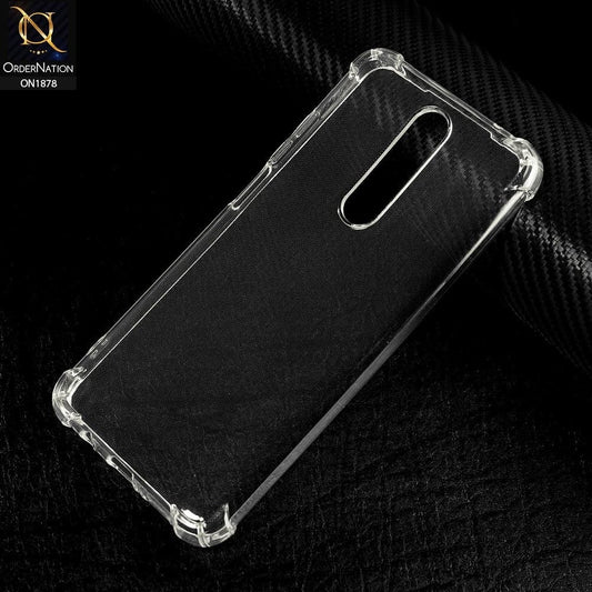 Xiaomi Poco X2 Cover - Soft 4D Design Shockproof Silicone Transparent Clear Case