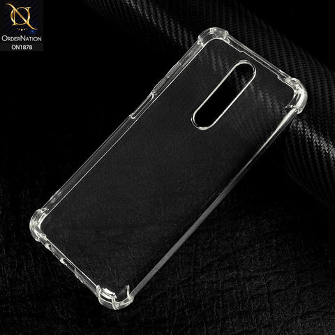 Xiaomi Redmi K30 Cover - Soft 4D Design Shockproof Silicone Transparent Clear Case