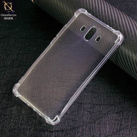 Huawei Mate 10 Cover - Soft 4D Design Shockproof Silicone Transparent Clear Case
