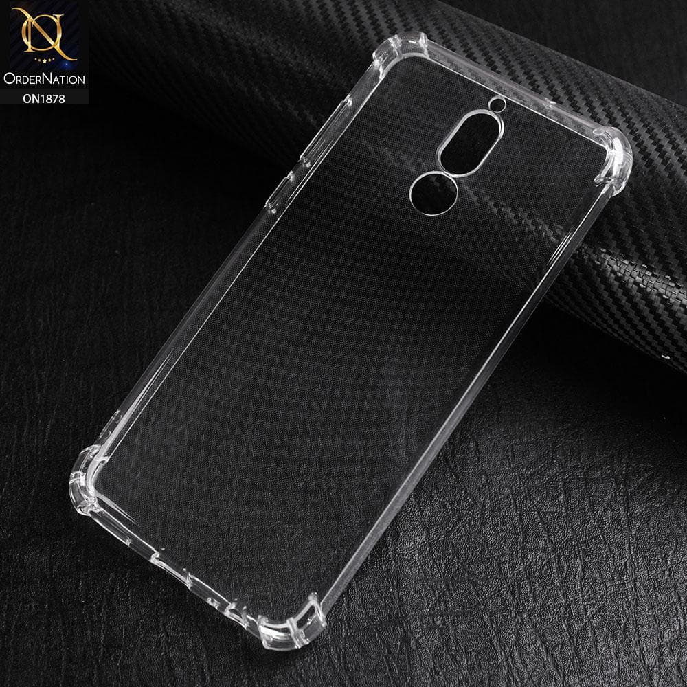 Huawei Mate 10 Lite Cover - Soft 4D Design Shockproof Silicone Transparent Clear Case
