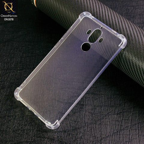 Huawei Mate 9 Cover - Soft 4D Design Shockproof Silicone Transparent Clear Case