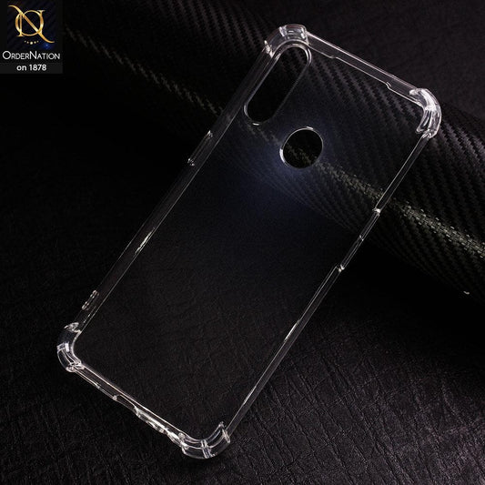 Oppo A31 Soft 4D Design Shockproof Silicone Transparent Clear Case
