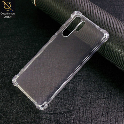 Huawei P30 Pro Cover - Soft 4D Design Shockproof Silicone Transparent Clear Case