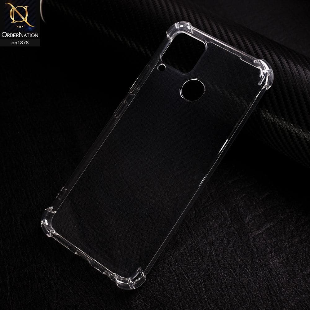 Realme C15 - Soft 4D Design Shockproof Silicone Transparent Clear Case