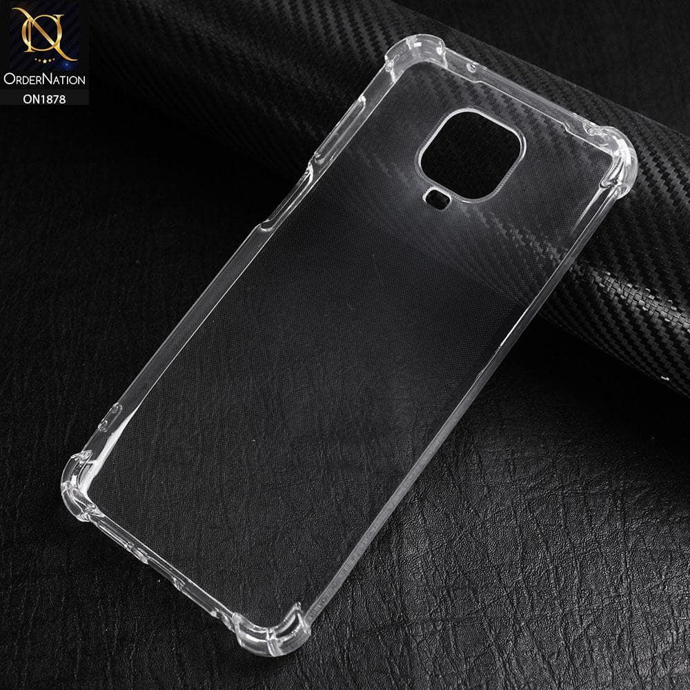 Xiaomi Poco M2 Pro Cover - Soft 4D Design Shockproof Silicone Transparent Clear Case