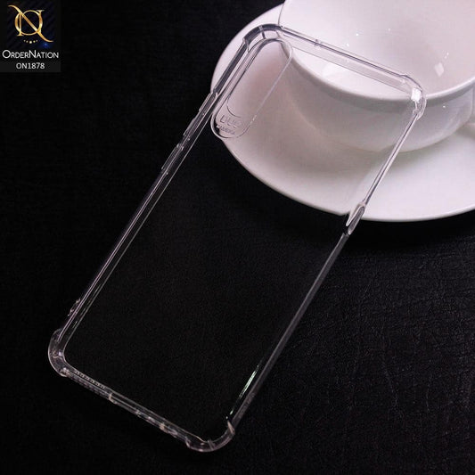 Vivo S1 Cover - Soft 6D Design Shockproof Silicone Transparent Clear Case